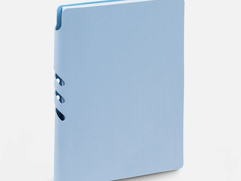 Ежедневник Flexpen Shall, недатированный, голубой