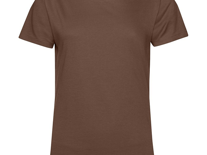 Футболка женская E150 Inspire (Organic), коричневая (мокко)