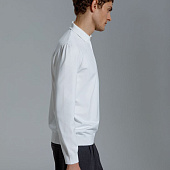 Рубашка поло мужская с длинным рукавом Terrazzo, белая