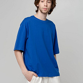 Футболка унисекс оверсайз Street Vibes, ярко-синяя