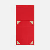 Коробка складная Quadra Fold, красная