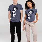 Футболка «Меламед. Nick Cave», темно-синий меланж