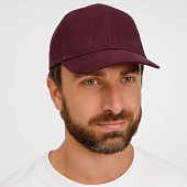Бейсболка Buffalo, бордовая
