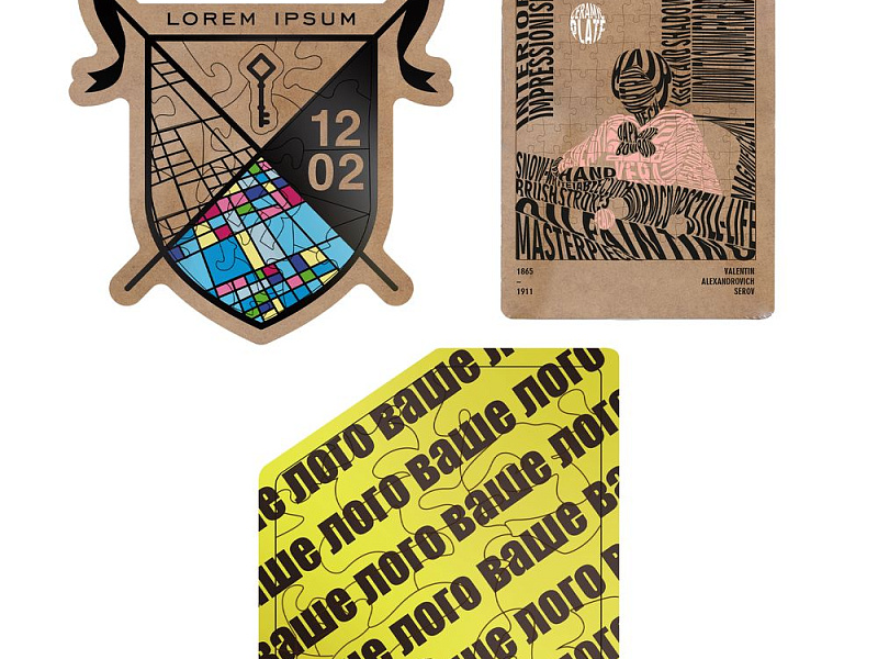 Деревянный пазл Woodsy Wonders на заказ