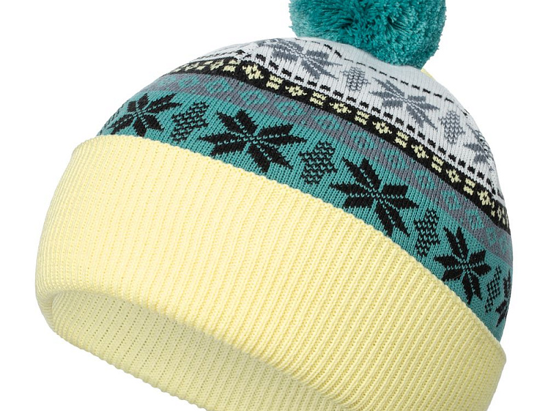 Шапка Mirakler, зеленая с желтым