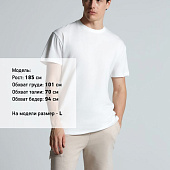 Футболка унисекс T-Bolka 140, белая (белоснежная)