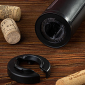 Электрический штопор с ножом для фольги Wine Crime, черный