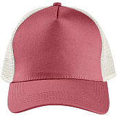 Бейсболка Blink, розовая (лососевая) с молочно-белым