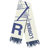 Шарф на заказ Tricksy Classic Fint, L, полушерсть