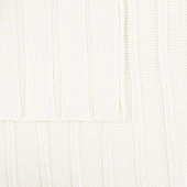 Плед Tressa, белый (молочный)