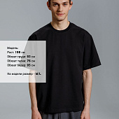 Футболка оверсайз Kangas, черная