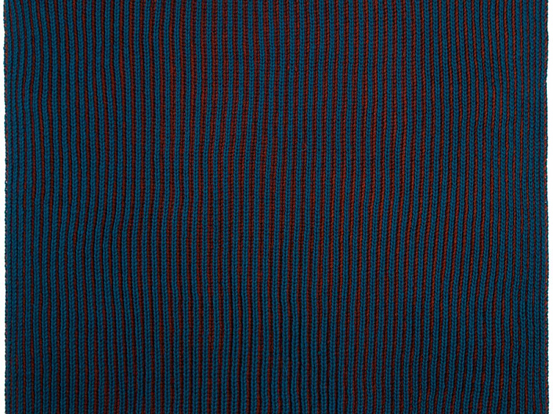 Шарф Nobilis, бирюзовый с терракотовым