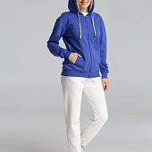 Толстовка на молнии с капюшоном Unit Siverga , ярко-синяя