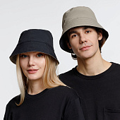 Панама Nylon двусторонняя, черная с хаки