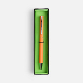 Ручка шариковая Blade Soft Touch в футляре, оранжевая