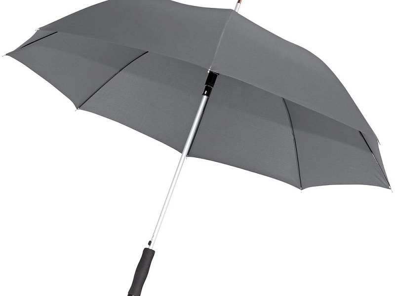 Зонт-трость Alu Golf AC, серый