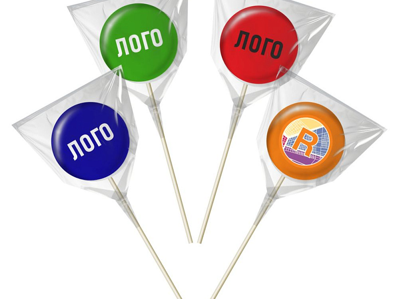 Леденец без сахара на палочке Prism L на заказ