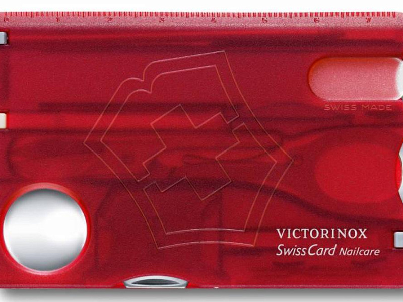 Набор инструментов SwissCard Nailcare, красный