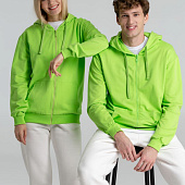 Толстовка на молнии с капюшоном Siverga 2.0, зеленое яблоко