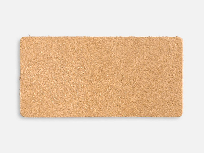 Лейбл кожаный Pasek, XS, бежевый