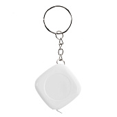 Брелок с рулеткой Metric, белый