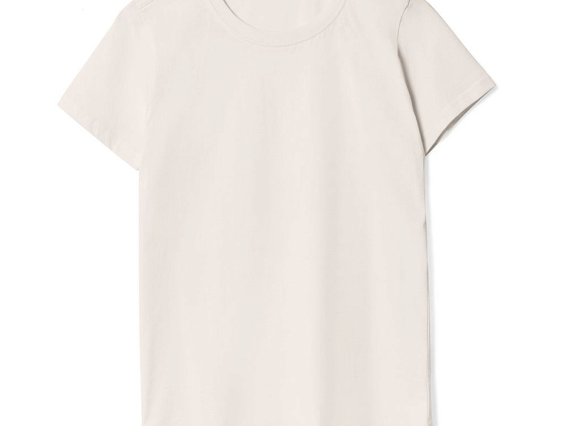 Футболка женская T-bolka Lady, молочно-белая