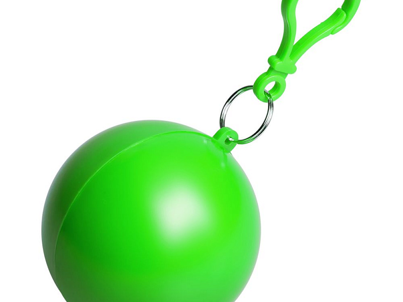 Дождевик в круглом футляре Nimbus, зеленое яблоко