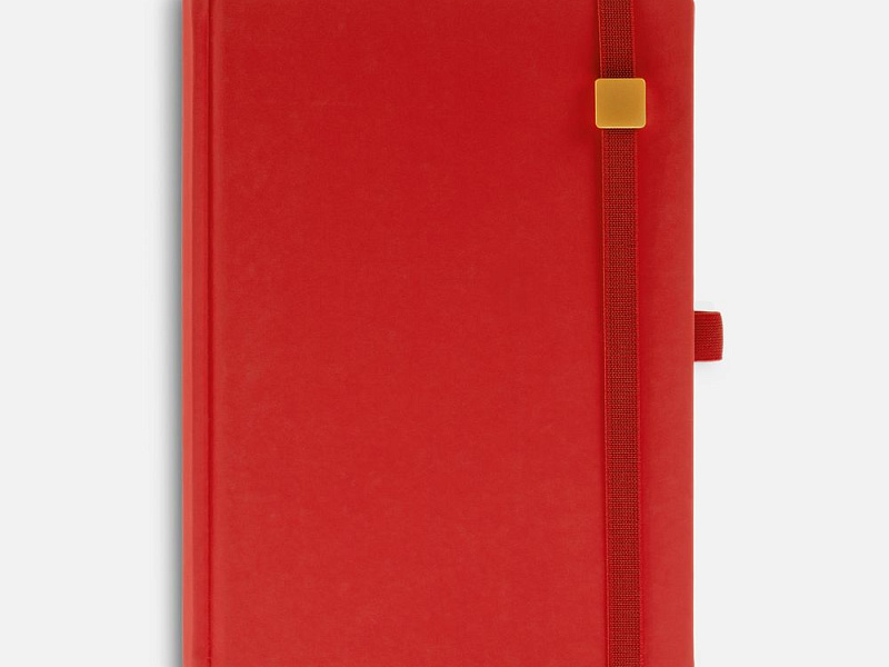 Ежедневник Favor Gold, недатированный, красный