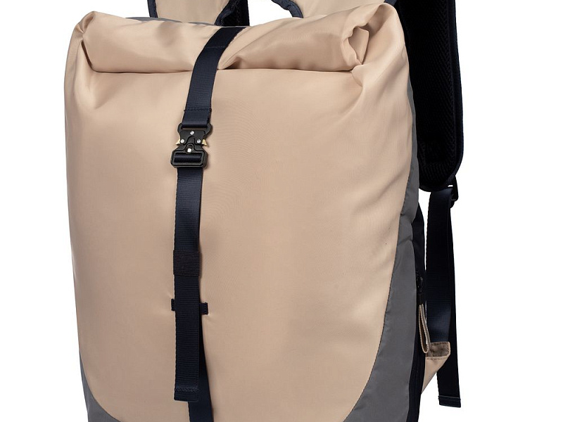 Рюкзак coolStuff Plus, бежевый с темно-синим