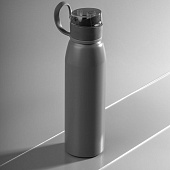 Бутылка для воды Billy Gym, матовая серая