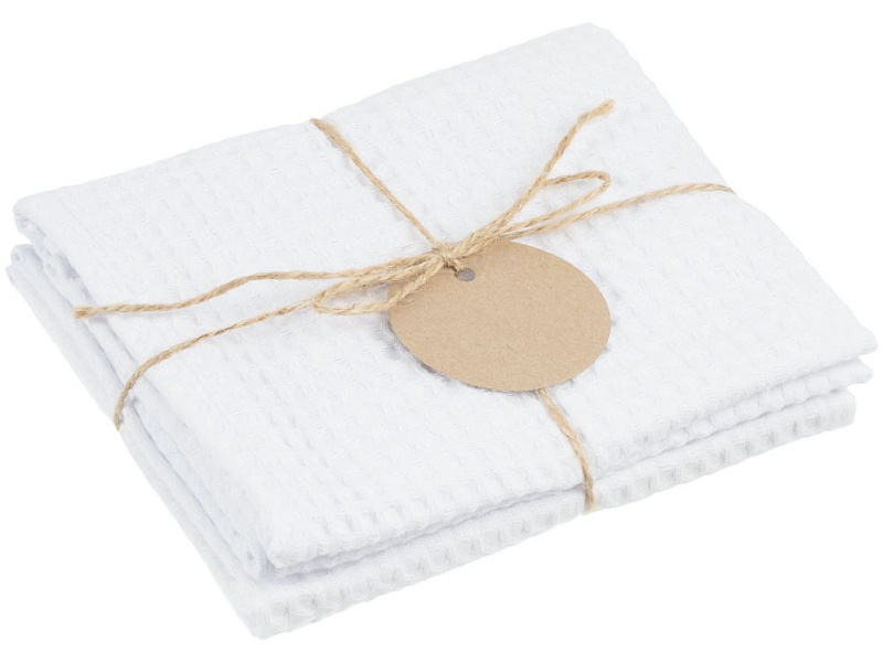 Набор кухонных полотенец Good Wipe, белый с белым