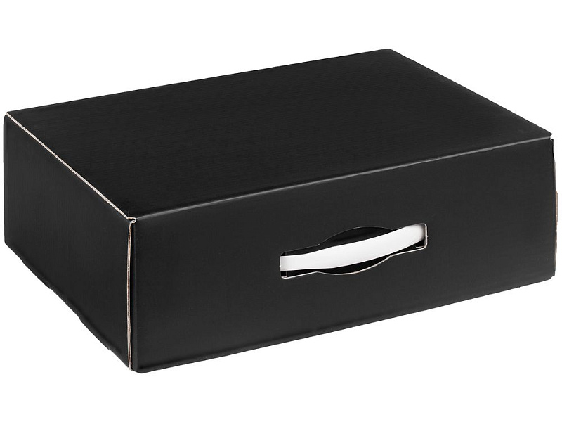 Коробка Matter Light, черная, с белой ручкой
