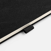 Ежедневник Lungo, недатированный, черный