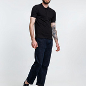 Рубашка поло мужская Adam, черная