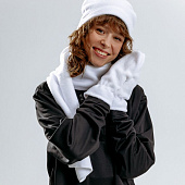 Варежки Fleecy, белые