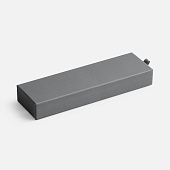 Ручка шариковая Ringa в футляре, серая