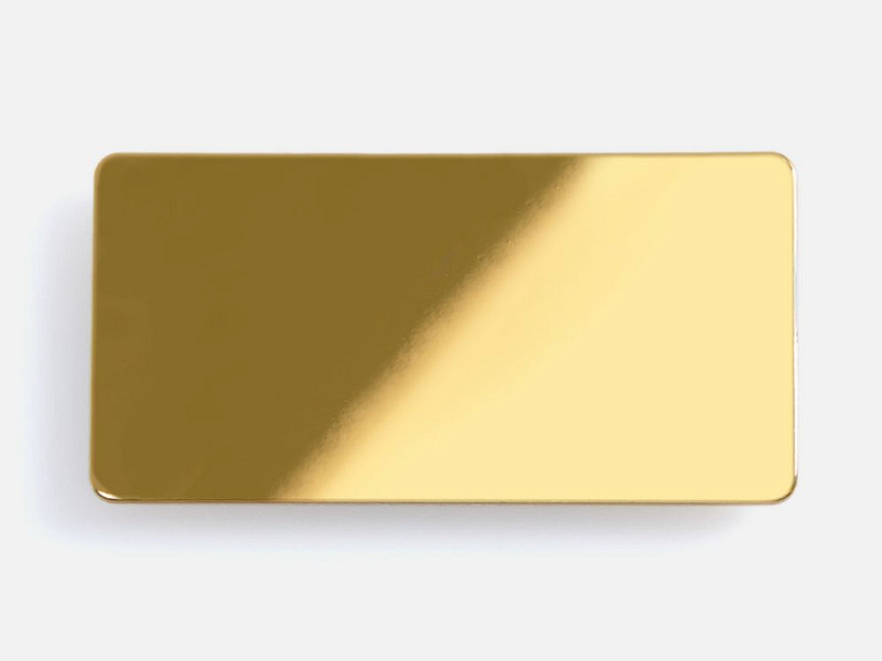 Значок Magnet Matto, золотистый глянцевый