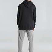 Толстовка с капюшоном унисекс Hoodie, серый меланж (антрацит)