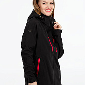 Куртка-трансформер женская Matrix, черная с красным