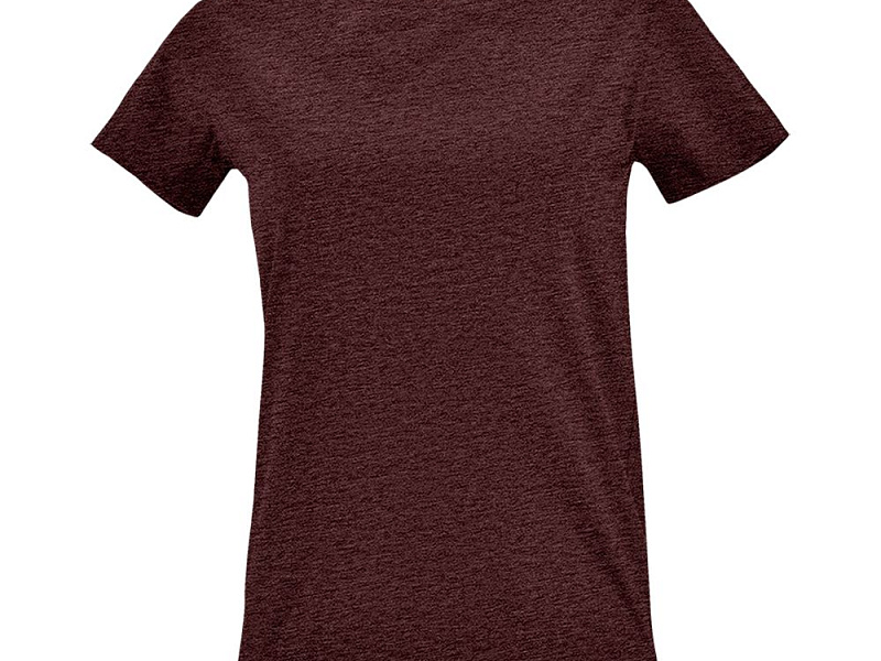 Футболка женская Imperial Fit Women, бордовый меланж