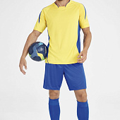 Футболка спортивная Maracana 140, зеленая с белым