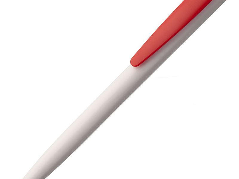 Ручка шариковая Senator Dart Polished, бело-красная