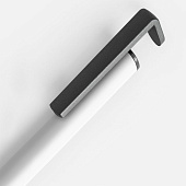 Ручка шариковая Standic с подставкой для телефона, белая