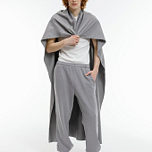 Полотенце спортивное Hard Work, серое