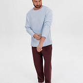 Лонгслив унисекс Siluetti Fuori, светло-голубой