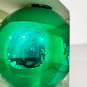 Оформительский шар Finery, 10 см, глянцевый зеленый