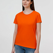 Футболка женская E190 оранжевая