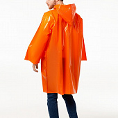 Дождевик-плащ CloudTime, оранжевый