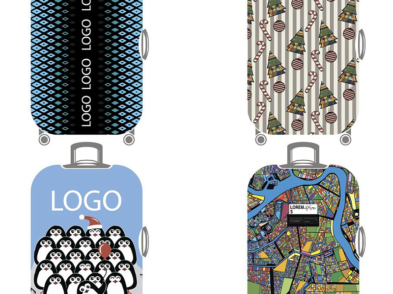 Чехол на чемодан Kansi на заказ, бифлекс 280