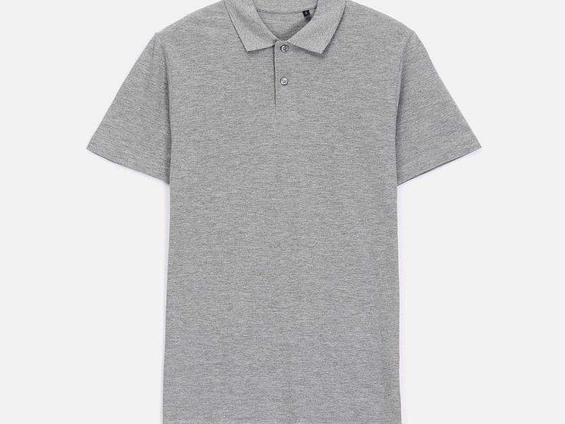 Рубашка поло унисекс Pulse, серый меланж